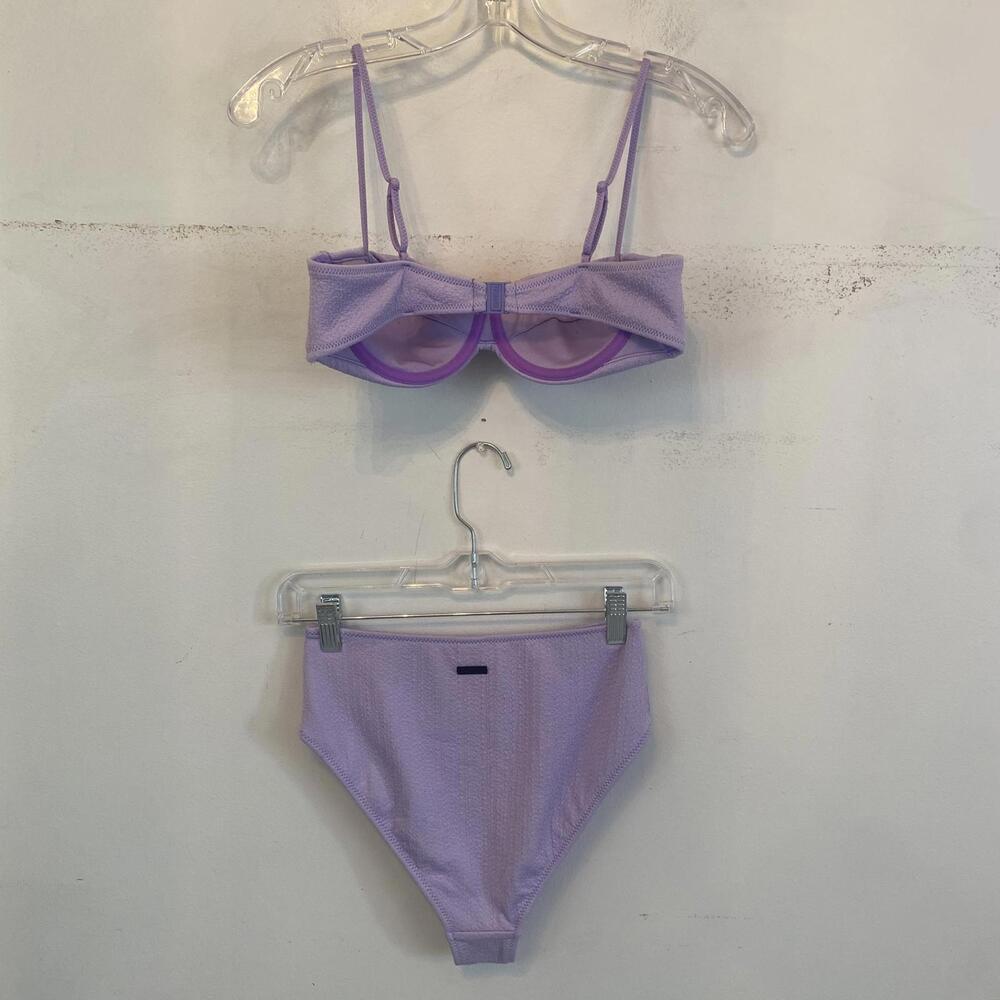 TRIANGL purple high rise bikini set sz S/L - Picture 8 of 8
